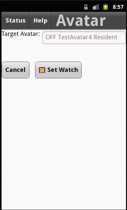 Android client (AvatarWatch)
