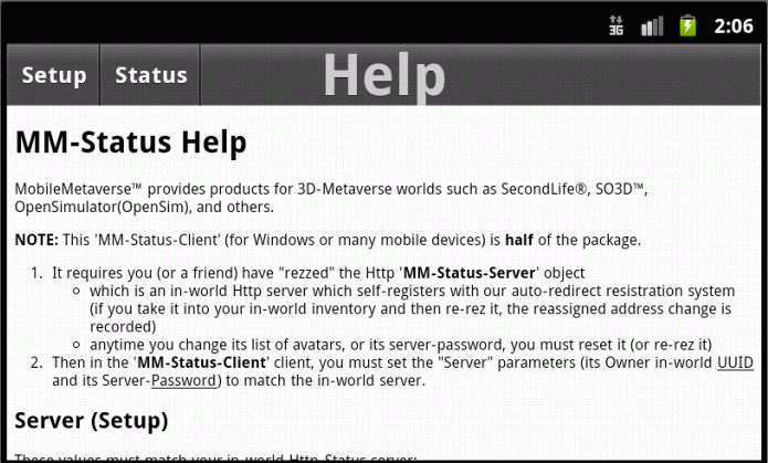 Android client (help)
